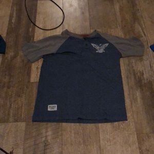 Blue and Gray T-shirt